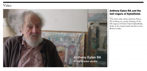 Interviewing one of our celebrated artists as they painted Spitalfields bell-ringers - just one of the ways we're bringing art practice alive for our audiences. 