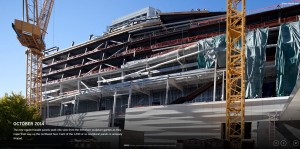 San Franciscans can see the new SFMOMA rising every day, but photographic dispatches from the site provide non-local visitors a view into the museum's changing architecture. 