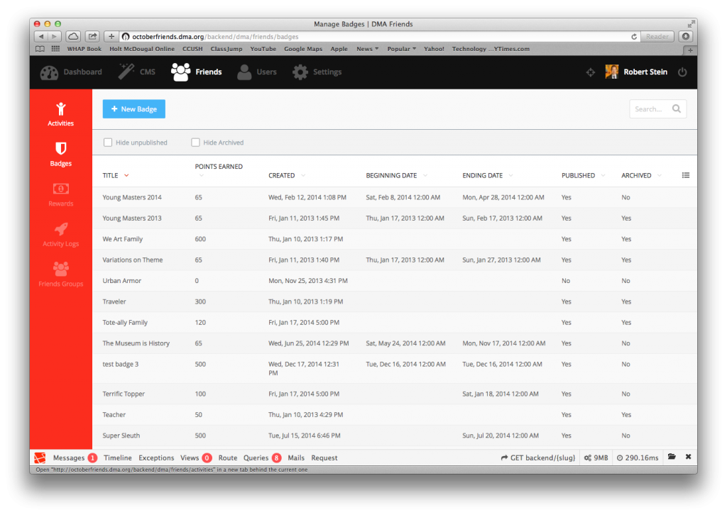 Figure 3. The new Friends Platform Software
