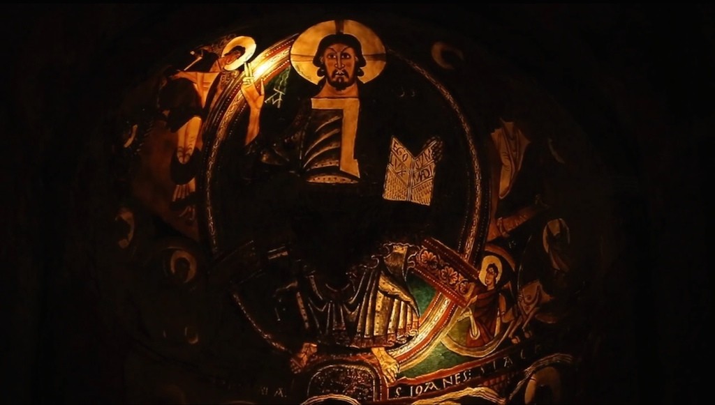 Figure 14: the mapping of #taull1123, lights discovering the paintings